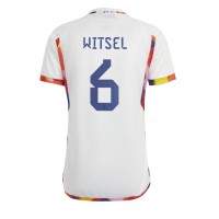 Camisa de Futebol Bélgica Axel Witsel #6 Equipamento Secundário Mundo 2022 Manga Curta